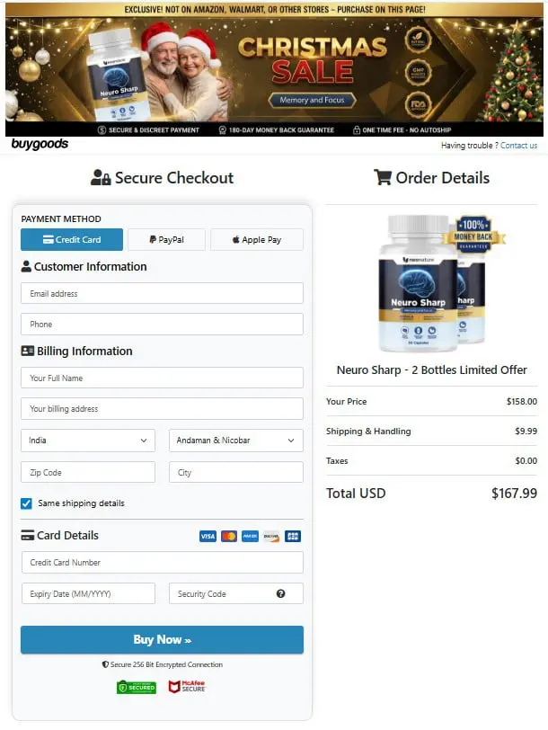 Neuro-Sharp-order-page